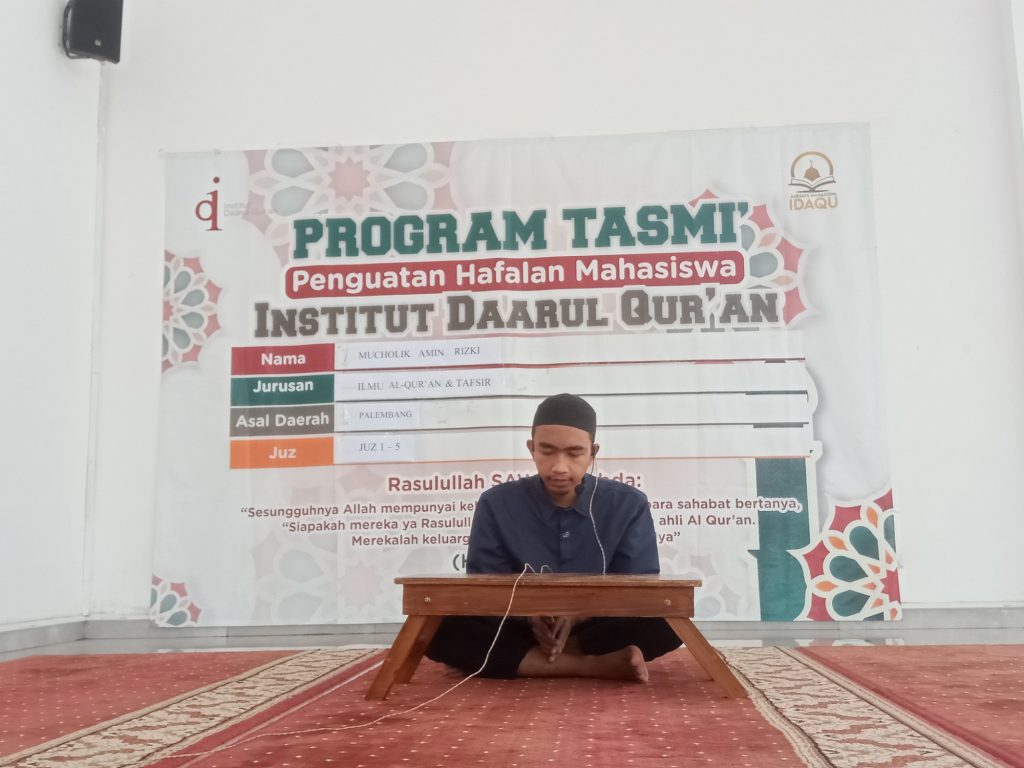 Mahasiswa Prodi IAT Melakukan Tasmi’ Al-Quran 5 Juz Bil Ghaib