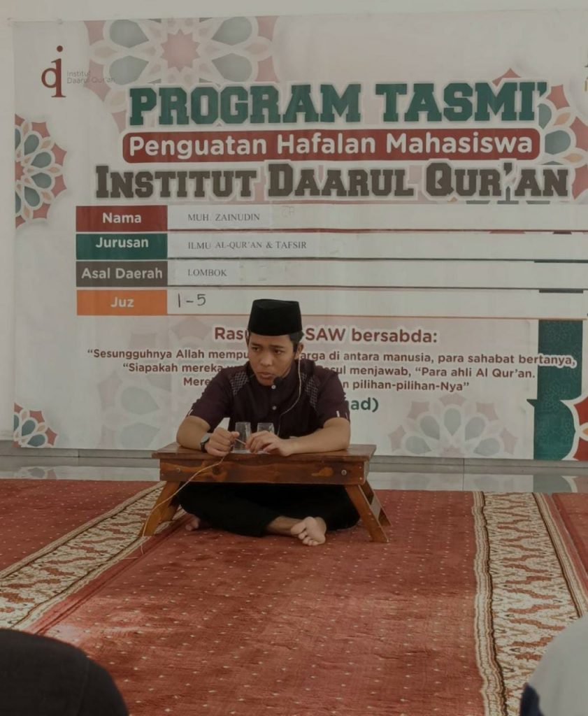 Momen Mahasiswa IAT Idaqu Mengikuti Tasmi’ Al-Quran 5 Juz