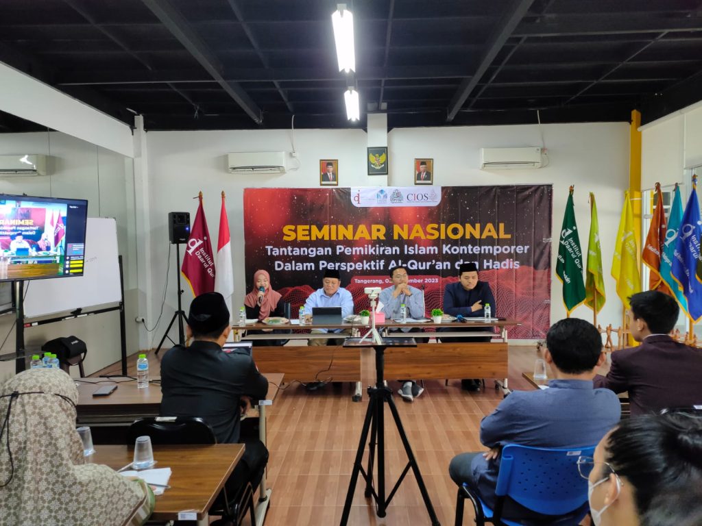 Prodi IAT Fakultas Ushuluddin IDAQU bekerjasama dengan CIOS UNIDA Gontor mengadakan Seminar Nasional Tentang Pemikiran Islam Kontemporer